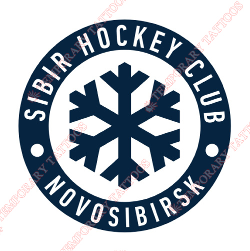HC Sibir Novosibirsk Customize Temporary Tattoos Stickers NO.7239
